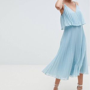 ASOS pleated Midi Dress